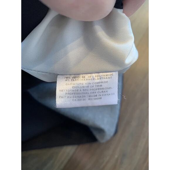 Judith & Charles Striped Knit Sheath Sweater Dress Size 2 Black White Career - Picture 7 of 7